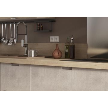 Kitchen Countertop Laminate L315Cm X D65Cm X H5,8Cm Oak