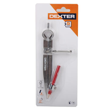 Compass pencil holder DEXTER with pencil