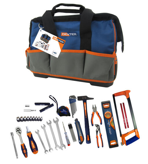 Tool Set DEXTER Material 60 Piece 