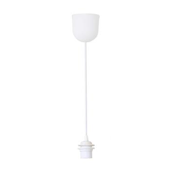 Pendant light canopy E27 6W plastic white