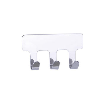 Hooks with 3m sticker ss SENSEA Loft silver