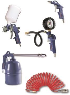 Set of 5 air tools DEXTER