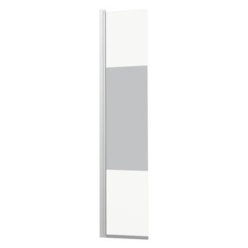 Shower deflector Remix chrome with 8mm printed glass 40x200cm