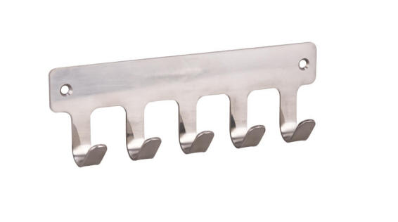 5 hooks chrome sensea loft silver