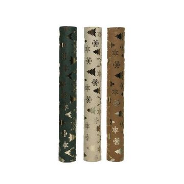 3PC CHRISTMAS SUEDE WRAPPING