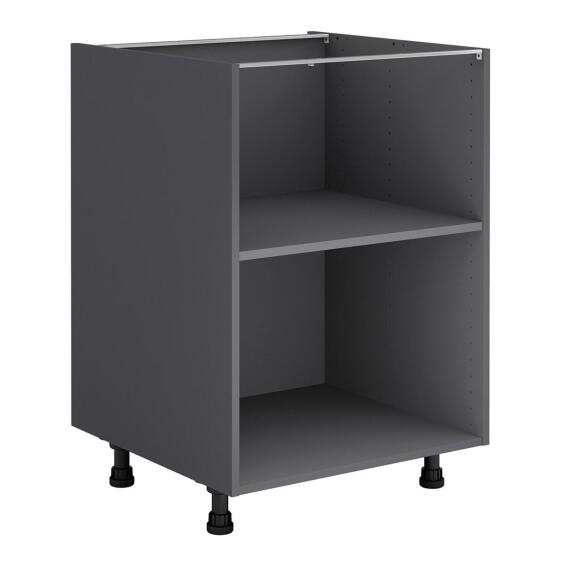 Delinia Kitchen Base Cupboard Grey H76,8Xw60Xd58Cm