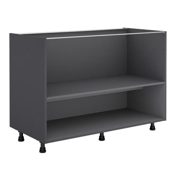 Delinia Kitchen Base Cupboard Grey H76,8Xw120Xd58 Cm