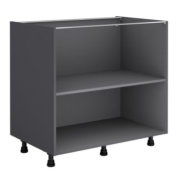 Delinia Kitchen Base Cupboard Grey H76,8Xw90Xd58Cm