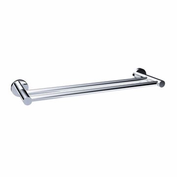 Sensea style double towel rail chrome 50cm