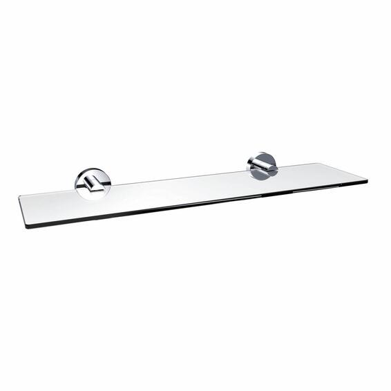 Sensea style chrome glass shelf 52cm