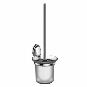 Fresh toilet brush holder chrome