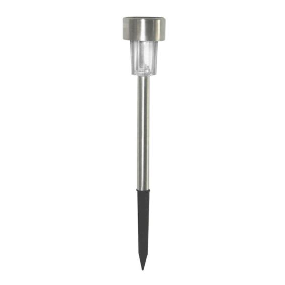 Inspire LED Solar Garden Spike Light Mini Beacon Stainless Steel 