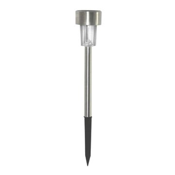 Inspire LED Solar Garden Spike Light Mini Beacon Stainless Steel 