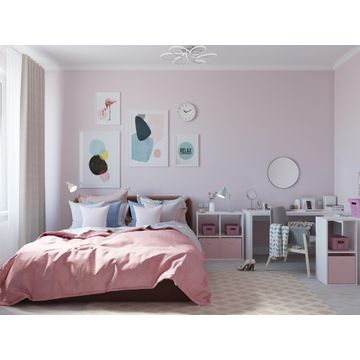 BASIC SHELVING UNIT SPACEO KUB WHT