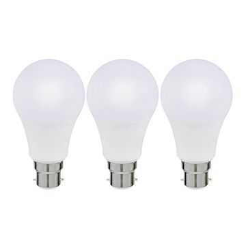 3PK LED BULB A60 B22 13.8W 1521LM 2700K
