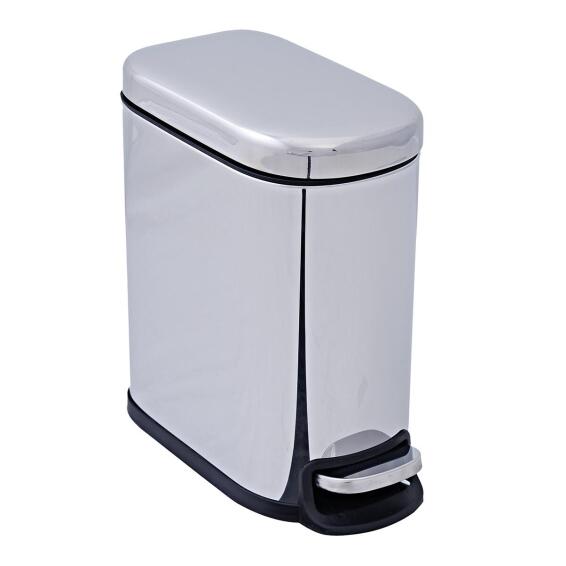 Sensea Remix Slim Dustbin Chrome 5L