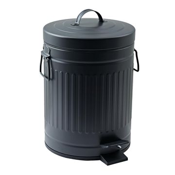 Sensea Bathroom Dustbin Matt Black 5L