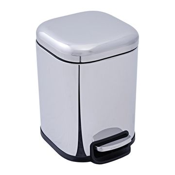 DUSTBINS 6L SENSEA REMIX SILVER CHROME