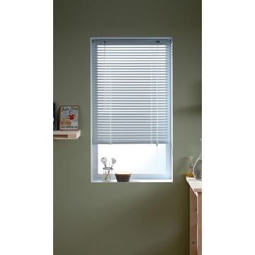 Aluminium venetian blind los angeles chrome 25mm 160x175cm