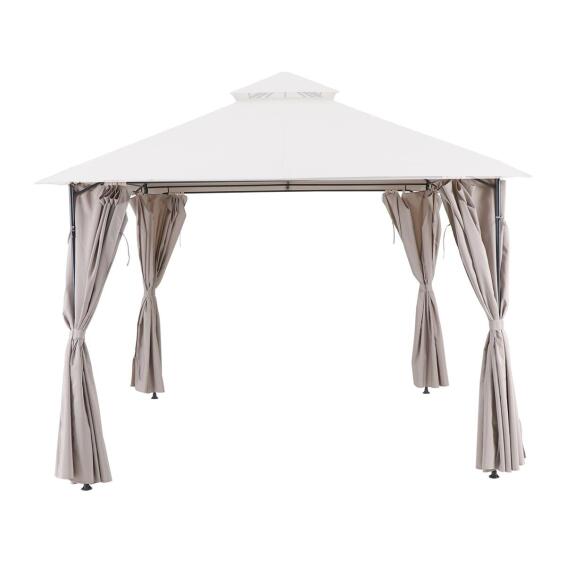 GAZEBO 4 CURTAINS OXIS 300 TAUPE MOON