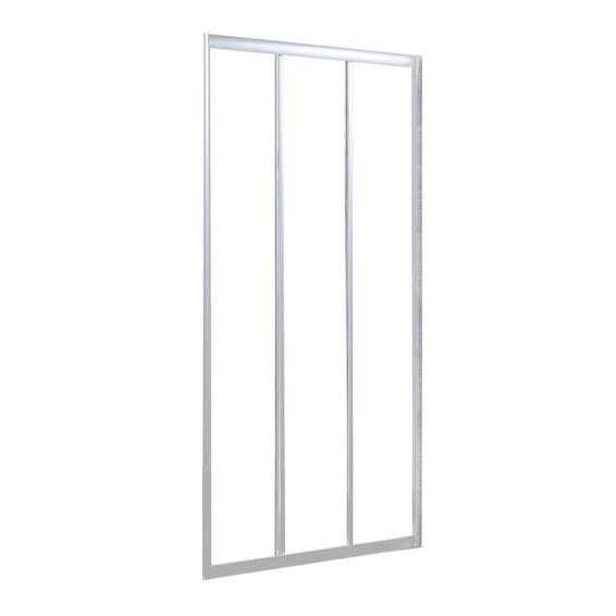 Shower Door 3 Panel Slider Essential Chrome with Clear Glass 90x185cm