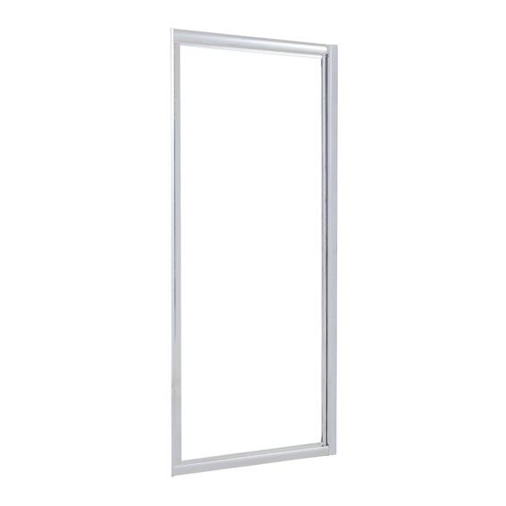 Sensea Essential Shower Door Pivot Chrome with Clear Glass W80cmxH185cm
