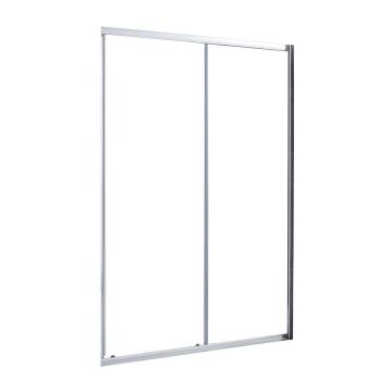 Shower door Essential chrome 2 panel sliding door with 4mm clear glass 120x185cm