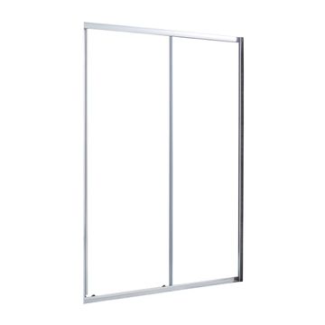 Sensea Essential Shower Door Single Slider Chrome with Clear Glass W120cmxH185cm