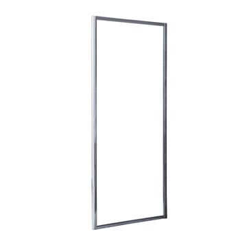 Sensea Essential Shower Fixed Panel Chrome with Clear Glass W80cmxH185cm