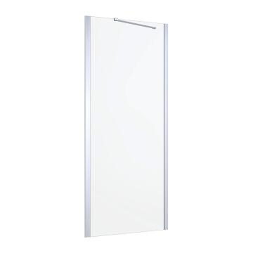 Shower Fixed panel Remix chrome with 6mm clear glass 80x195cm