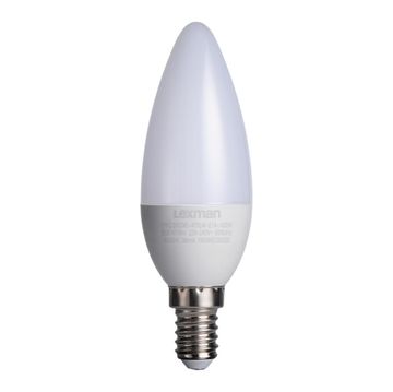 led light bulb candle frost C35 E14 5w cool white