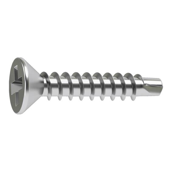 V22 SELF-DRILLING SCREW CS PH STEEL WZP+CR3 3.5X19 25PCS, P1