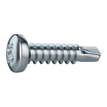 V24 SELF-DRILLING SCREW PAN PH STEEL WZP+CR3 4.2X16 25PCS,P1