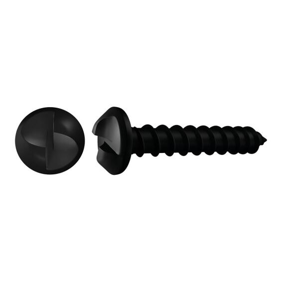 1WAY WOODSCREW STL BLK PHOSPHATE5X30 10P
