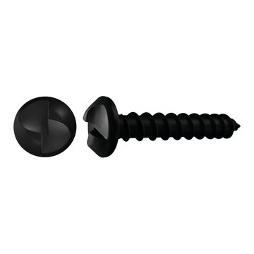 1WAY WOODSCREW STL BLK PHOSPHATE5X30 10P