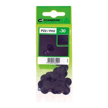 VD48E COVER FOR SCREW POZI-PHILLIPS CLIP PLASTIC BLACK DIAMETER 6 - 30 PIECES