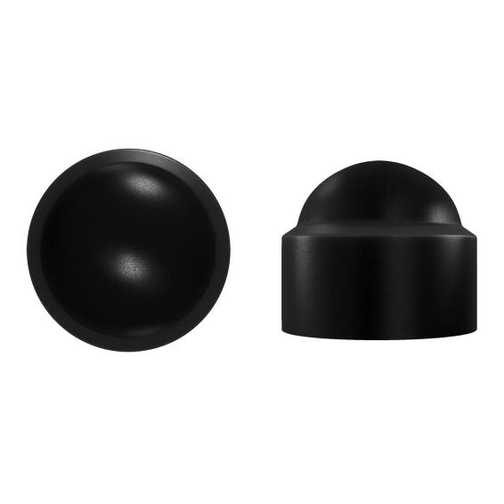 VD57A COVER FOR HEX PLASTIC BLACK DIAMETER 6 - 4 PIECES