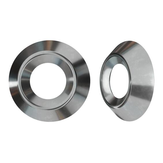 VD58 WASHER ROSETTE OPEN MODEL STEEL NICKEL PLATED SHINY DIAMETER 3 - 60 PIECES