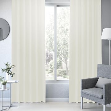 Inspire cotton eyelet curtain sunny cream 140x280cm 