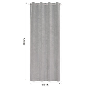 Insp velv eyel curt dubbo grani 140x280
