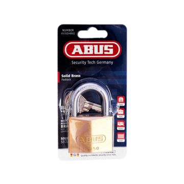 Padlock solid brass u65/50mm abus
