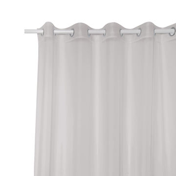 Inspire curtain eyelet poly1 gra 140x280