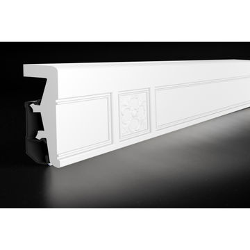 Skirting PVC P0812 White 20x80x2400mm