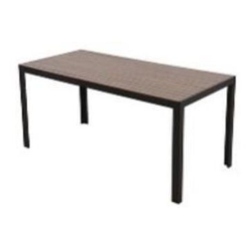 TABLE ALUMINUM EFFECT MADEIRA180X84X75CM