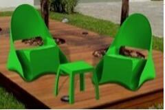 LOUNGE CHAIR ONDULE VD LIMA