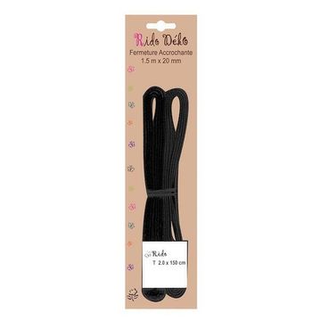 Curtain Ribbon Self Adhesive Black 1.5m