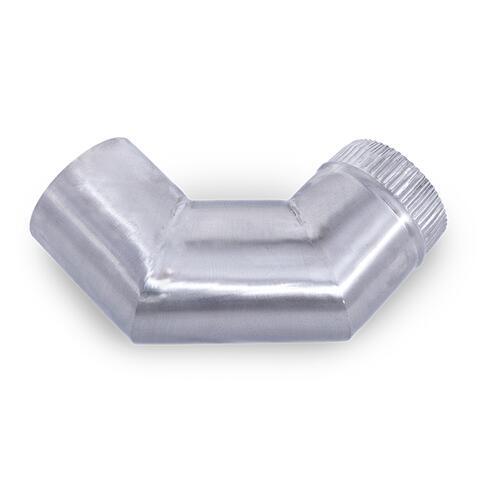 90 Degree Bend Stainless Steel 125mm