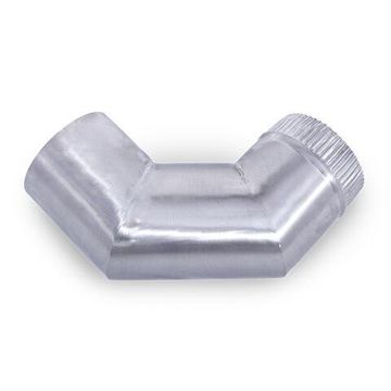 90 Degree Bend Stainless Steel 125mm