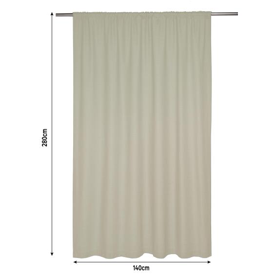 Inspire  curtain leya trench 6 200x280 cm g