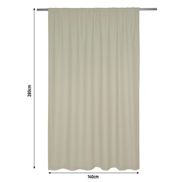 Inspire  curtain leya trench 6 200x280 cm g